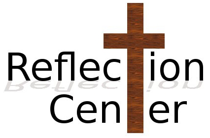 Reflection Center Logo - Cross replaces the two T's in Reflection
    Center