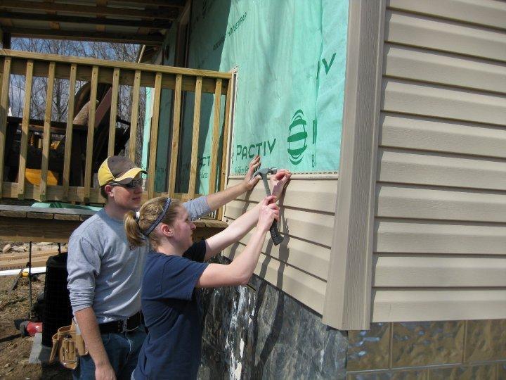 Housing Repair 2010 worksite close up